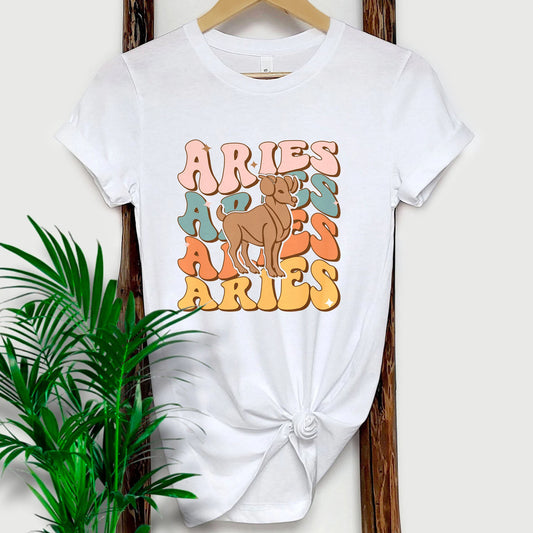 Aries Birthday Zodiac T-Shirt