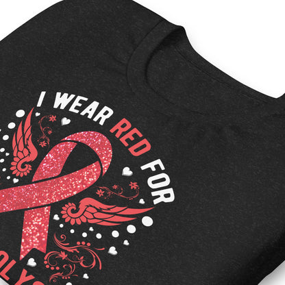 I wear Red for Epidermolysis Bullosa T-Shirt | EB Awareness Shirt