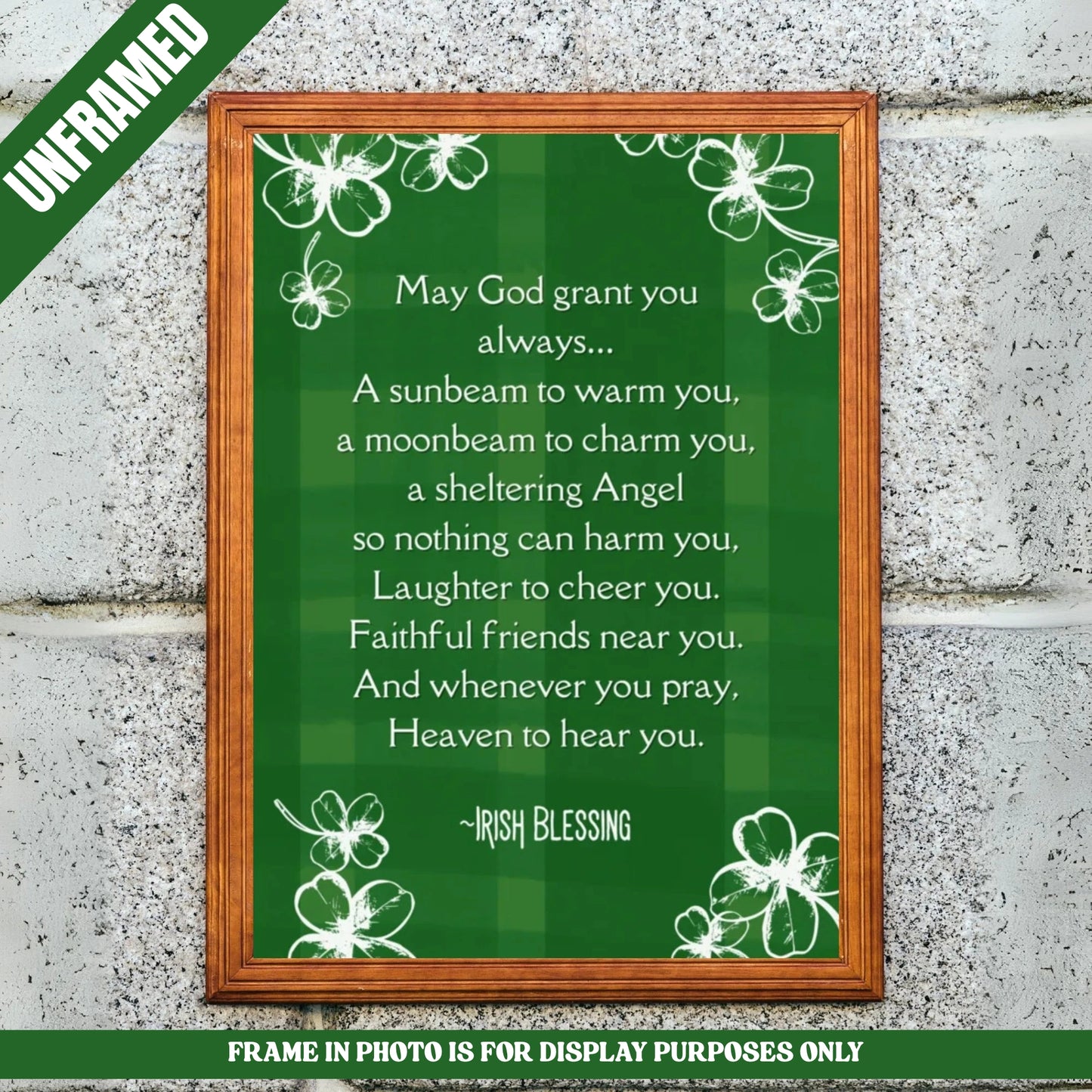 Irish Blessing Poster (UNFRAMED)