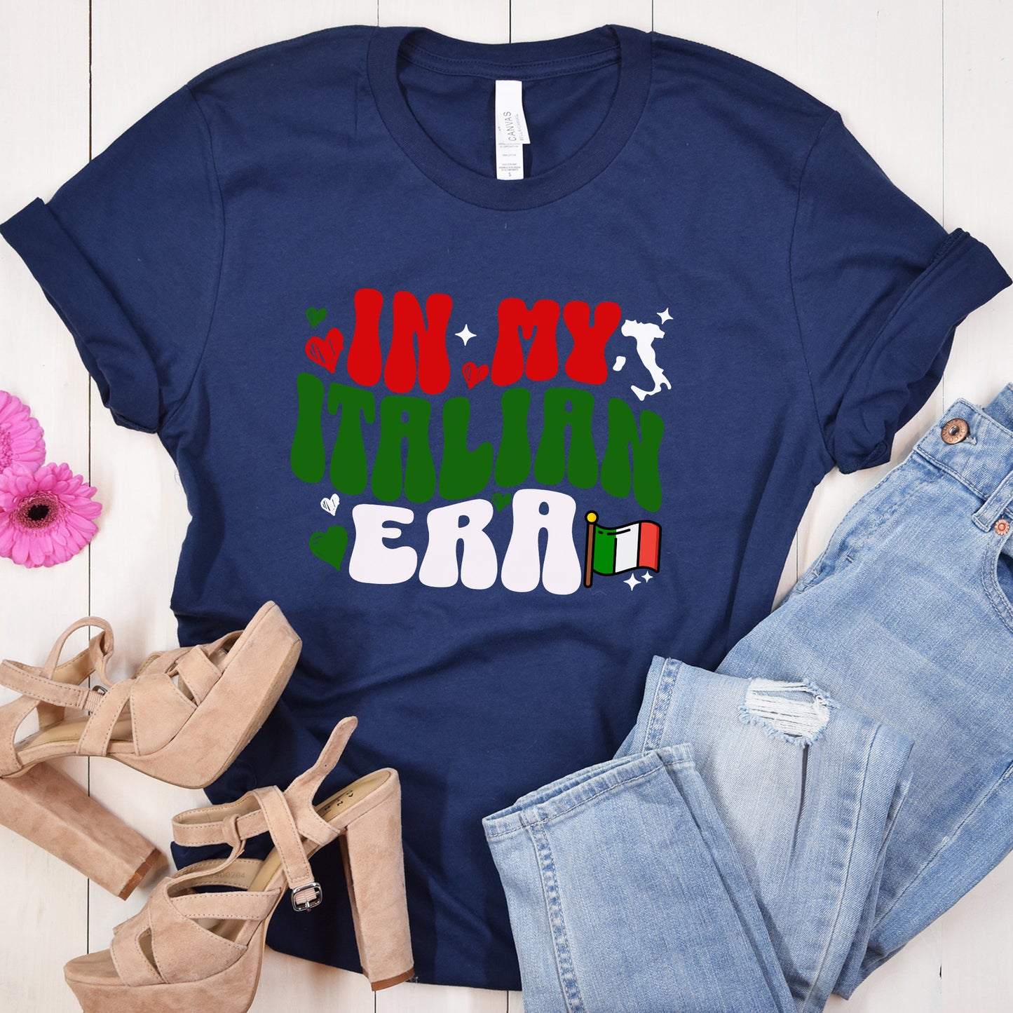 In My Italian Era t-shirt,  Italy Lover Gift, Italian American Tee, Italian Pride Shirt, Italian Graphic Tee