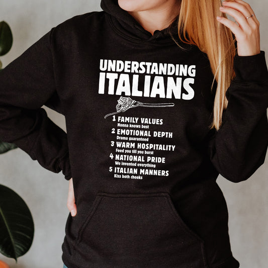 Understanding Italians Funny Unisex Hoodie