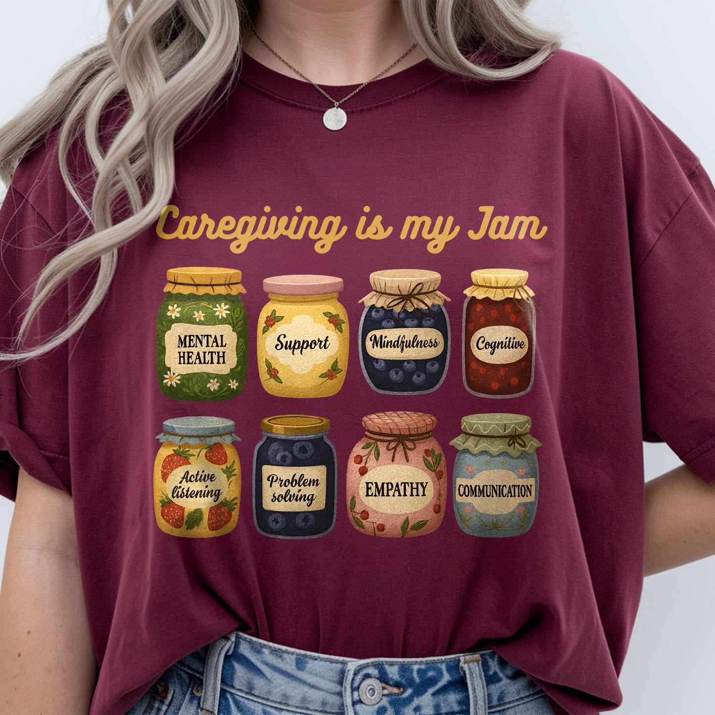 Caregiving is my Jam Unisex classic tee