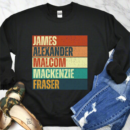 Jamie Fraser Sweatshirt, Outlander Gifts, Sassenach Fan Gift, Outlander Merch, Outlander Sweatshirt