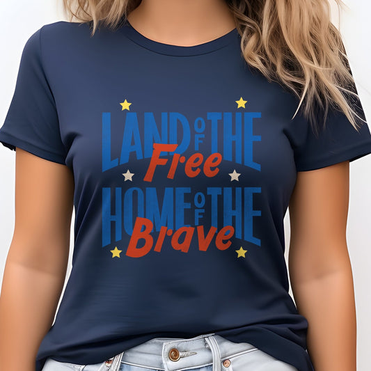 Memorial Day Shirt | Independence Day | Patriotic Shirt | 4Th Of July Gift | Land Of The Brave | Freedom Shirt