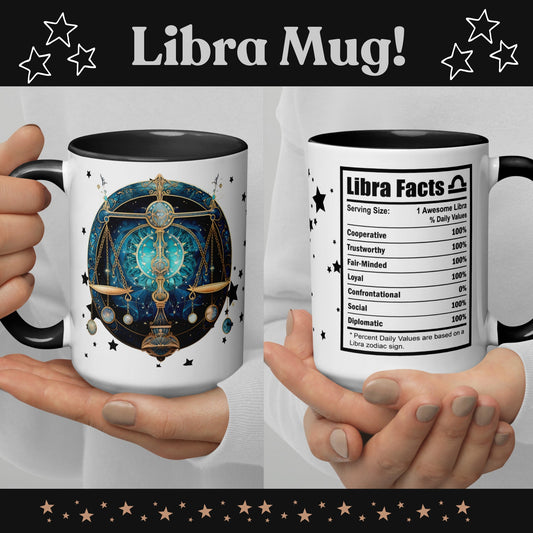 Libra Zodiac Mug, Libra Zodiac Gifts, Astrology Mug, Libra Mug, Libra Gift, Astrology Gift