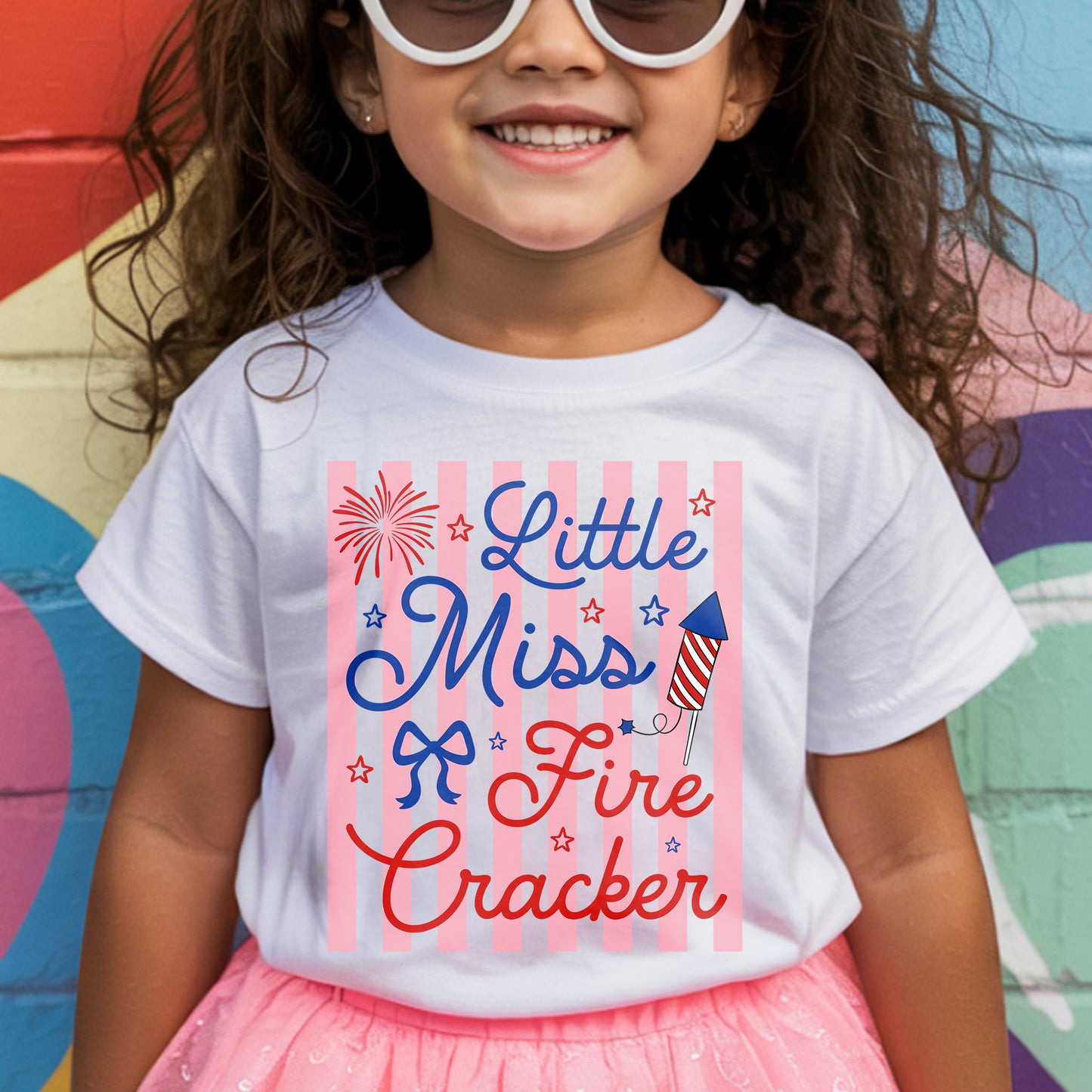 Little Miss Fire Cracker Youth classic tee
