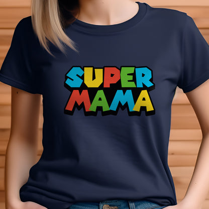 Super Mom Shirt, Super Mario Fan, Gamer Mom Shirt, Gift for Mama, Cool Mom Shirt