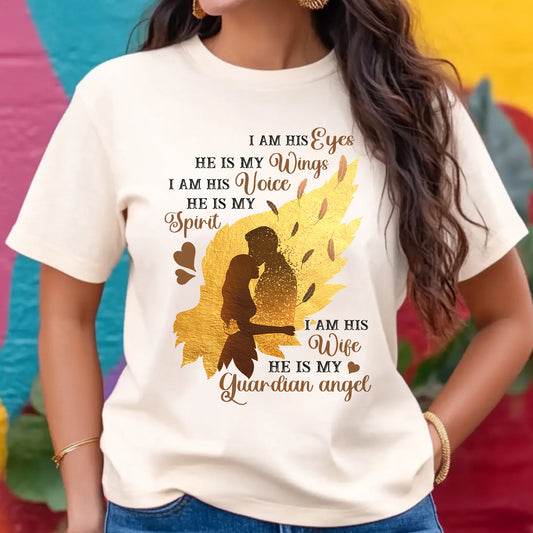 Guardian Angel Husband Memorial T-Shirt