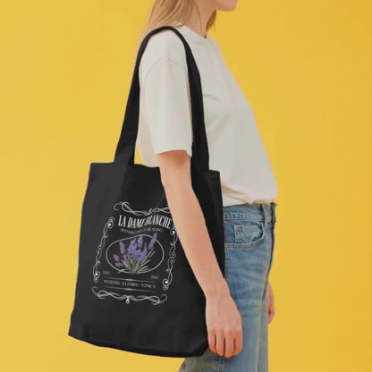 La Dame Blanche Tote Bag, Outlander Gift, Sassenach Outlander, Fraser's Ridge, Outlander Tote Bag