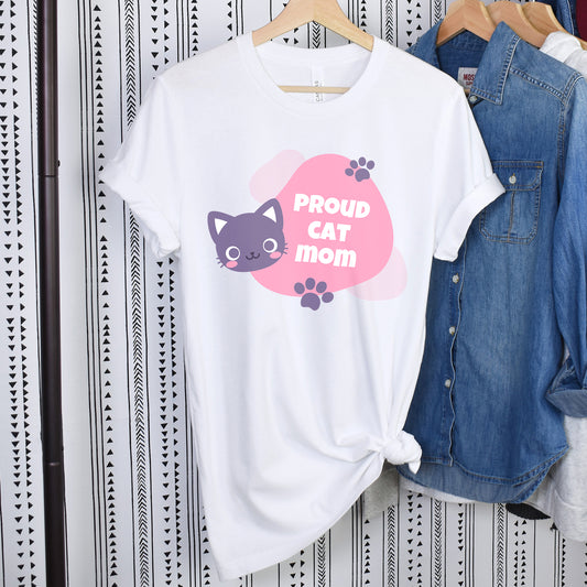 Cat Mom Gift | Gift For Mothers Day | Cat Mom Shirt | Kitty Mom Shirt | Proud Kitty Mama Shirt | Cat Mom T-Shirt