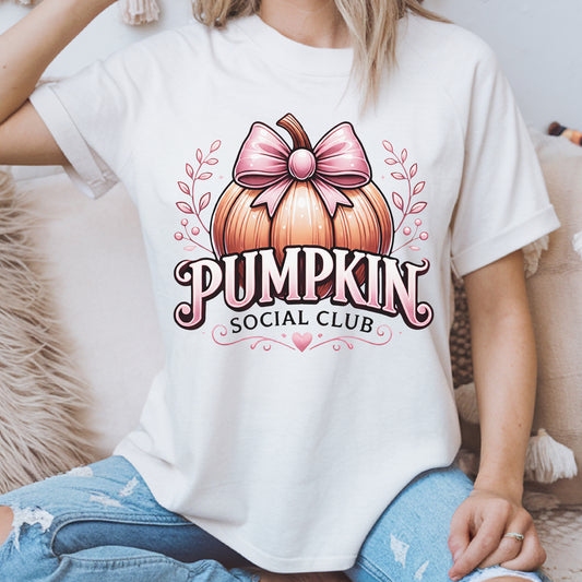 Vintage Pumpkin Social Club T-Shirt