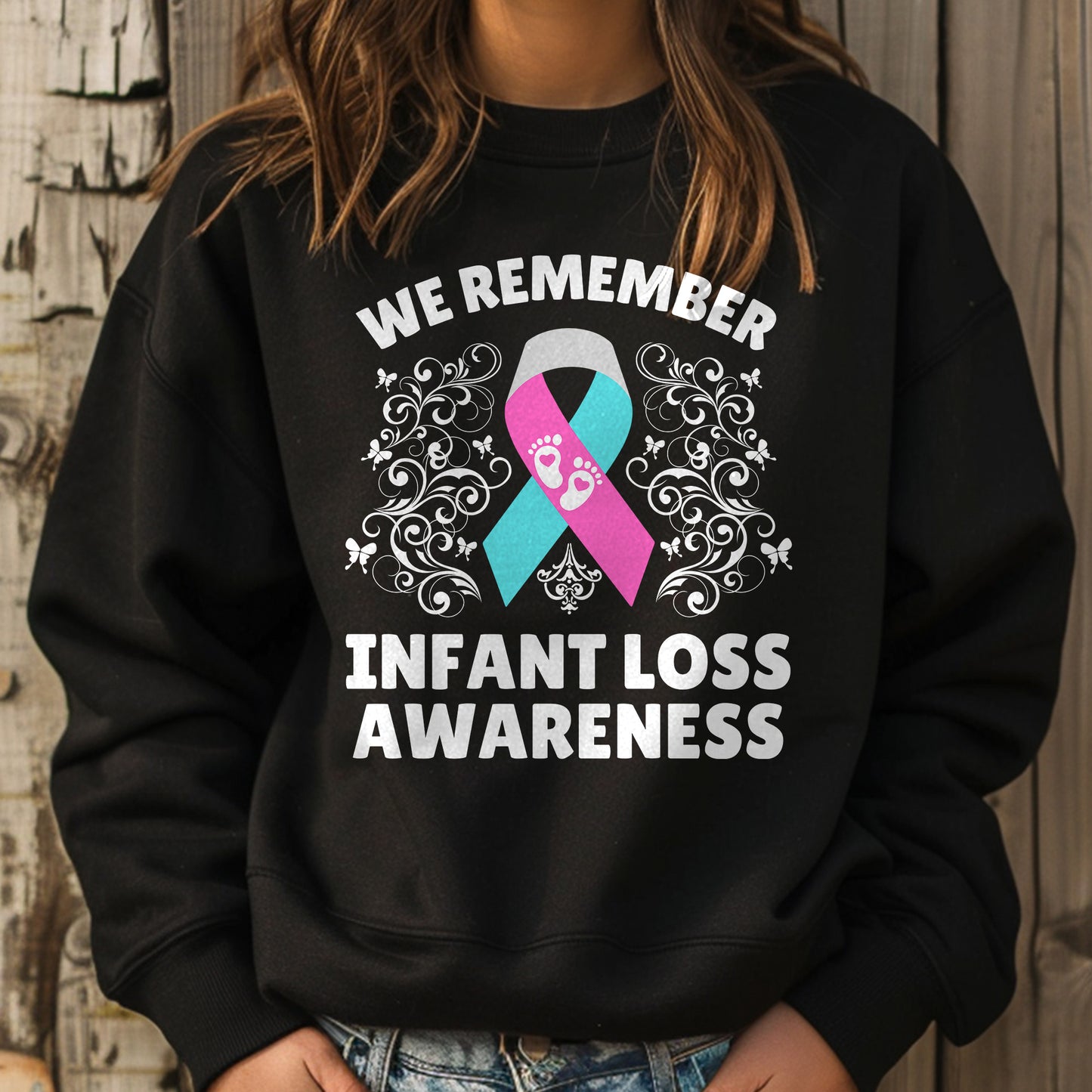 Pregnancy Loss Gift, We Remember Sweatshirt, Baby Loss Gift, Stillborn Remembrance, Bereavement Gift