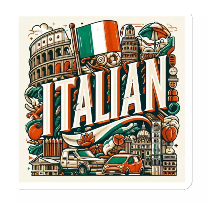 Italian Magnet, Italian Pride Gift, Italy Culture, Italy Souvenir, Italia Gift, Italian Vibes, Italy Lovers