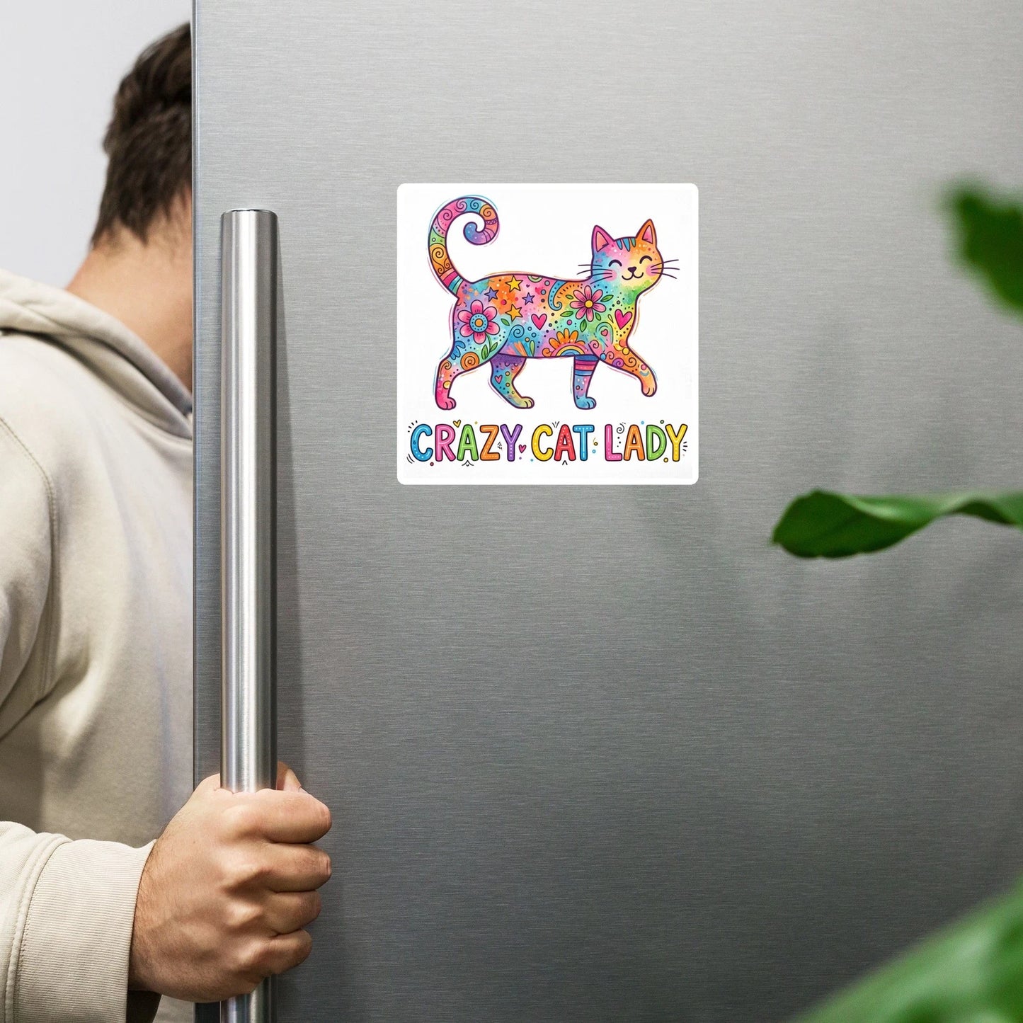 Crazy Cat Lady Magnet