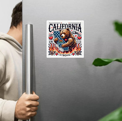 California Strong Magnet, California Wildfires Magnet, 2025 Wildfire Magnet