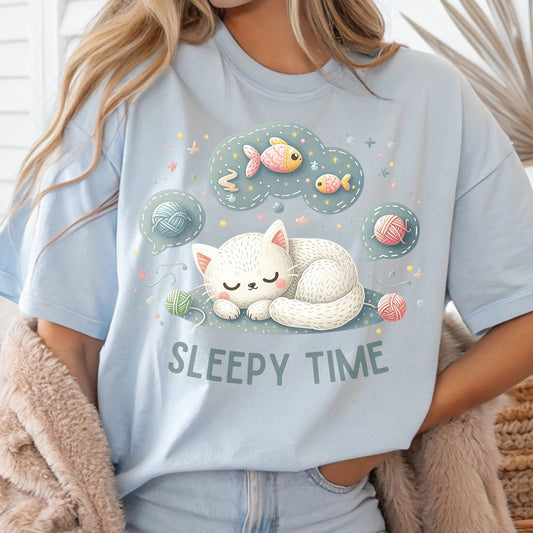 Sleepy Time Cat Nap Sleep T-Shirt
