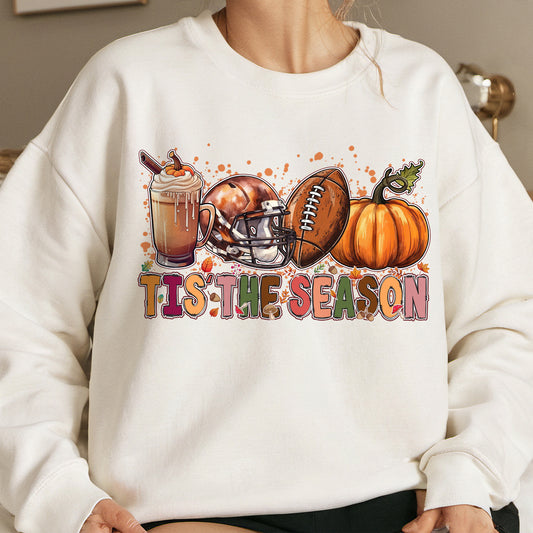 Tis The Season Sweatshirt, Cute Pumpkin Shirt, Fall Season Gift, Thanksgiving Sweatshirt, Thanksgiving Gift