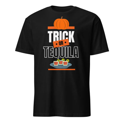 Trick Or Treat Shirt, Funny Halloween Tee, Halloween Party Tee, Trick or Tequila t-Shirt, Halloween Tequila Tee