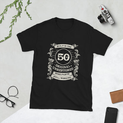 Built in the 50s T-Shirt, Made in the 1950s Tee, 70th birthday Gift, Born in the 50s Shirt, Built in the Fifties Shirt