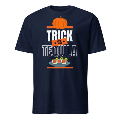 Trick Or Treat Shirt, Funny Halloween Tee, Halloween Party Tee, Trick or Tequila t-Shirt, Halloween Tequila Tee