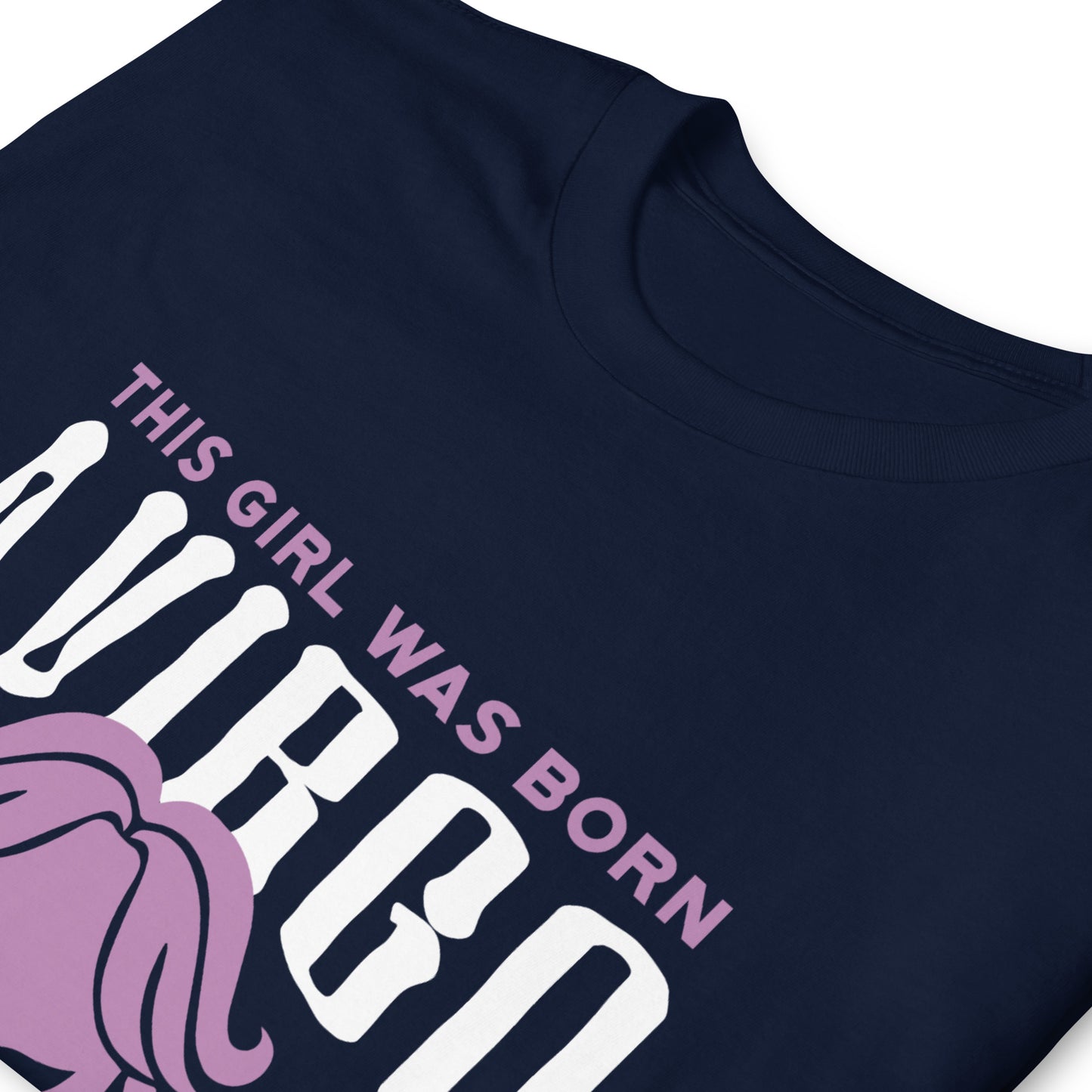 This Girl Was Born a Virgo Shirt, Virgo Gift, Virgo Zodiac Shirt, September Born Shirt, Virgo Sign Shirt