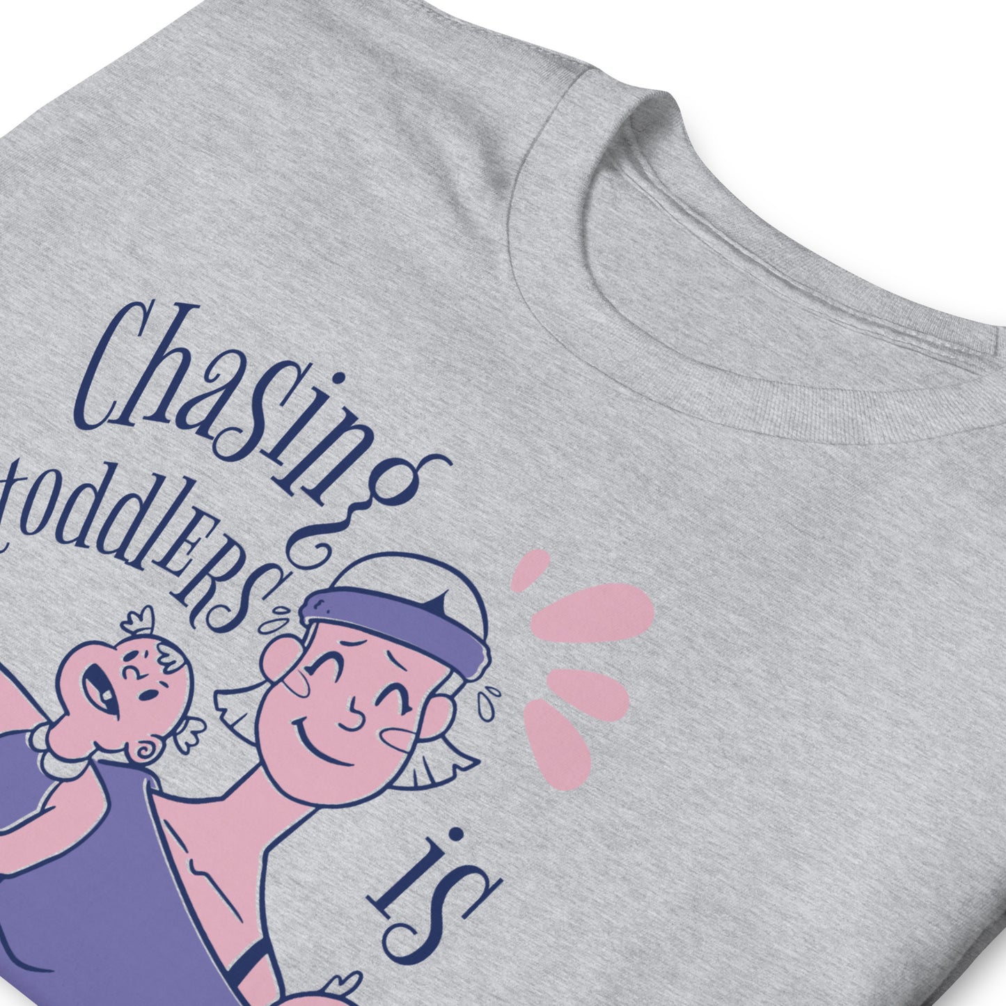 Chasing Toddlers is My Cardio Shirt, Funny Mom Shirt, Toddler Mom Gift, Toddler Mama T-Shirt, Cool Mom Present, Sarcastic Mom Tee