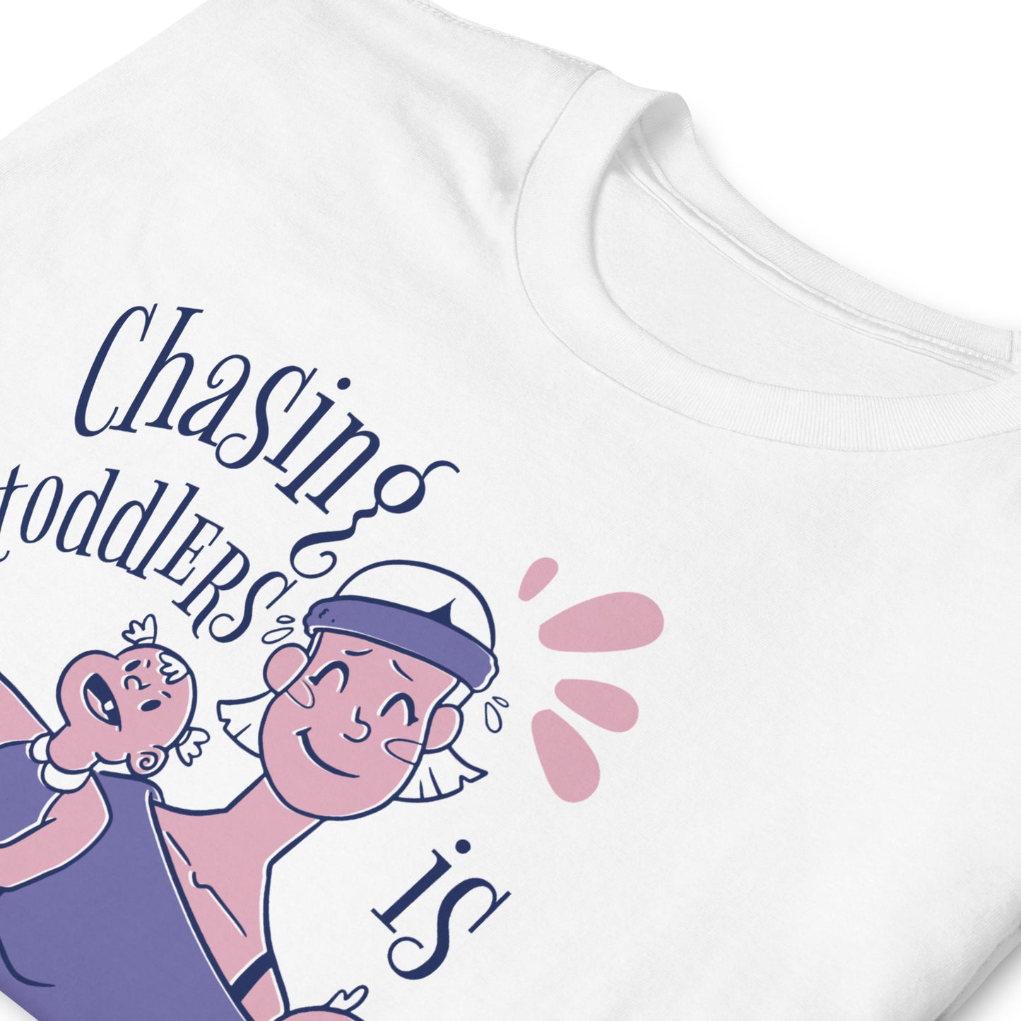 Chasing Toddlers is My Cardio Shirt, Funny Mom Shirt, Toddler Mom Gift, Toddler Mama T-Shirt, Cool Mom Present, Sarcastic Mom Tee