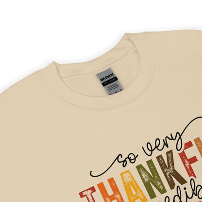 Thankful Sweatshirt, Thanksgiving Sweatshirt, Thanksgiving Gift, Happy Thanksgiving Shirt, Blessed Thanksgiving