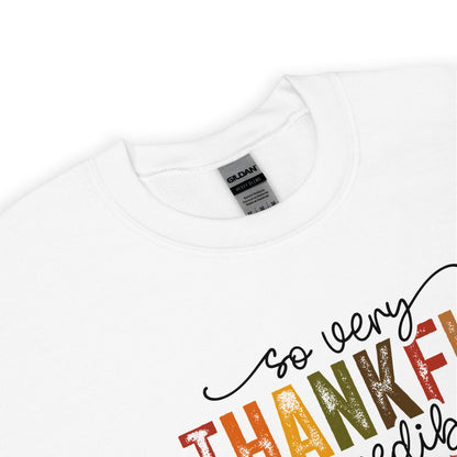 Thankful Sweatshirt, Thanksgiving Sweatshirt, Thanksgiving Gift, Happy Thanksgiving Shirt, Blessed Thanksgiving