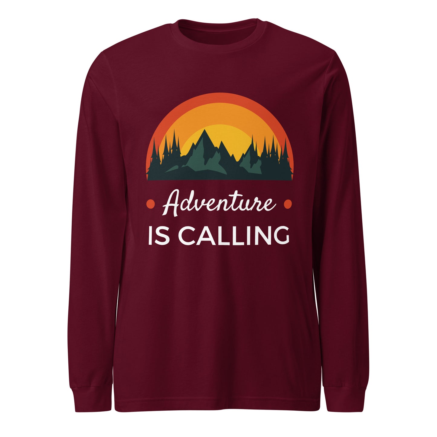 Adventurous Shirt | Mountain Tee | Hiking Tee | Hiking Shirt | Mountain Shirt | Camping Long Sleeve Tee