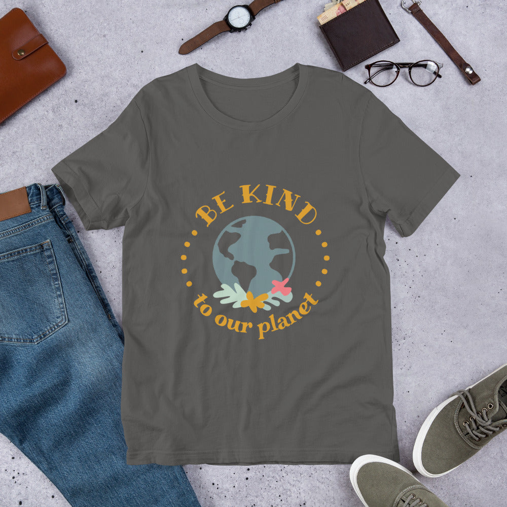 Be Kind To Our Planet | Planet T-Shirt | Earth Day Shirts | Environmental Earth Awareness Gift