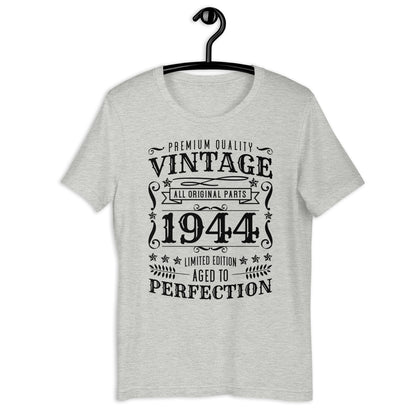 Vintage 1944 t-shirt | 80th Birthday Shirt | 1944 Birthday Unisex t-shirt