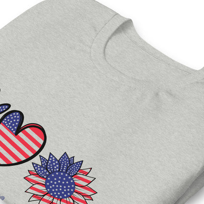 Peace Love America Shirt | Independence Day Shirts | Veterans Day Shirt | Memorial Day Shirt | Patriotic Family Shirt
