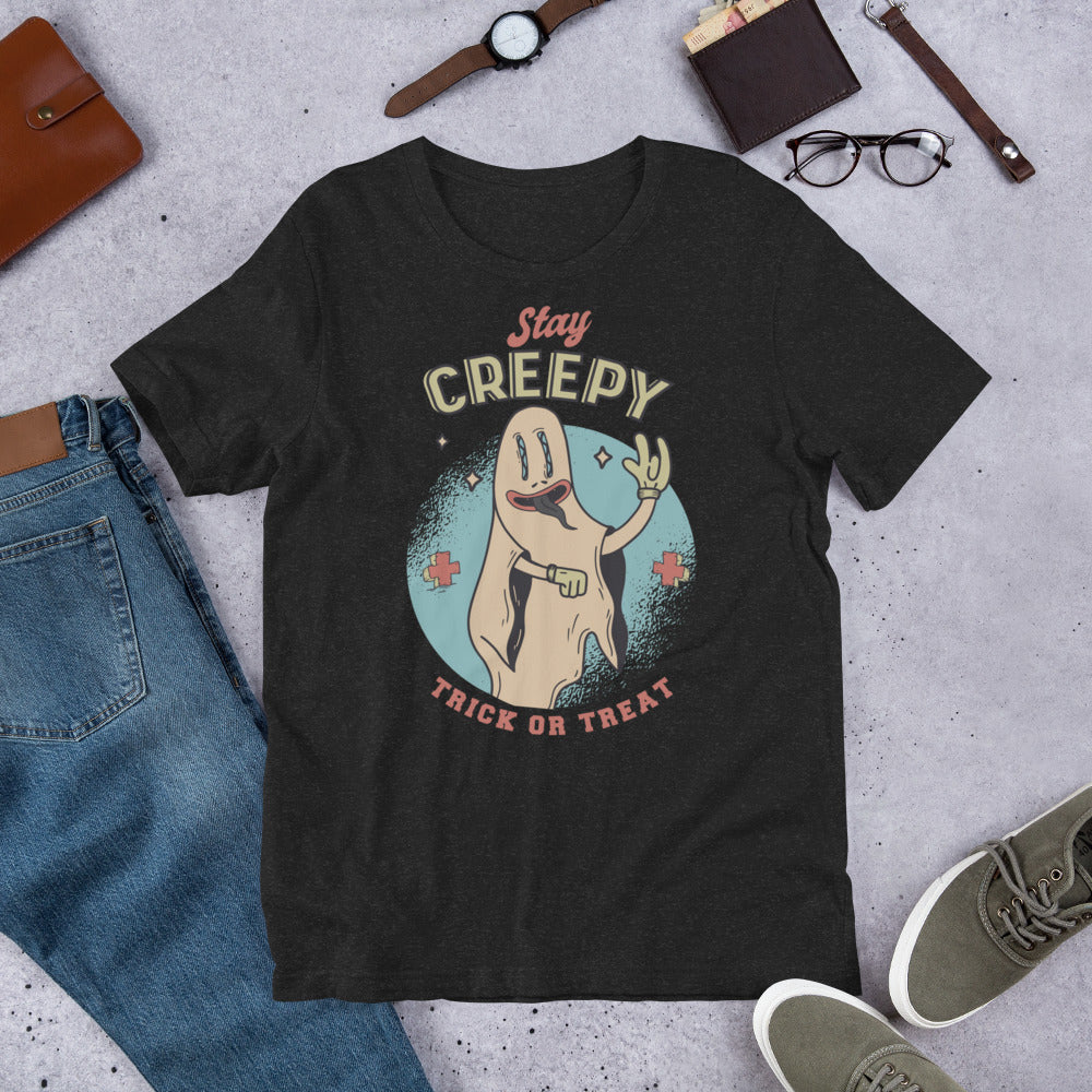 Halloween Gift, Spooky Shirt, Stay Creepy Tee, Trick or Treat Shirt, Funny Halloween Tee, Spooky Season, Fall Tee