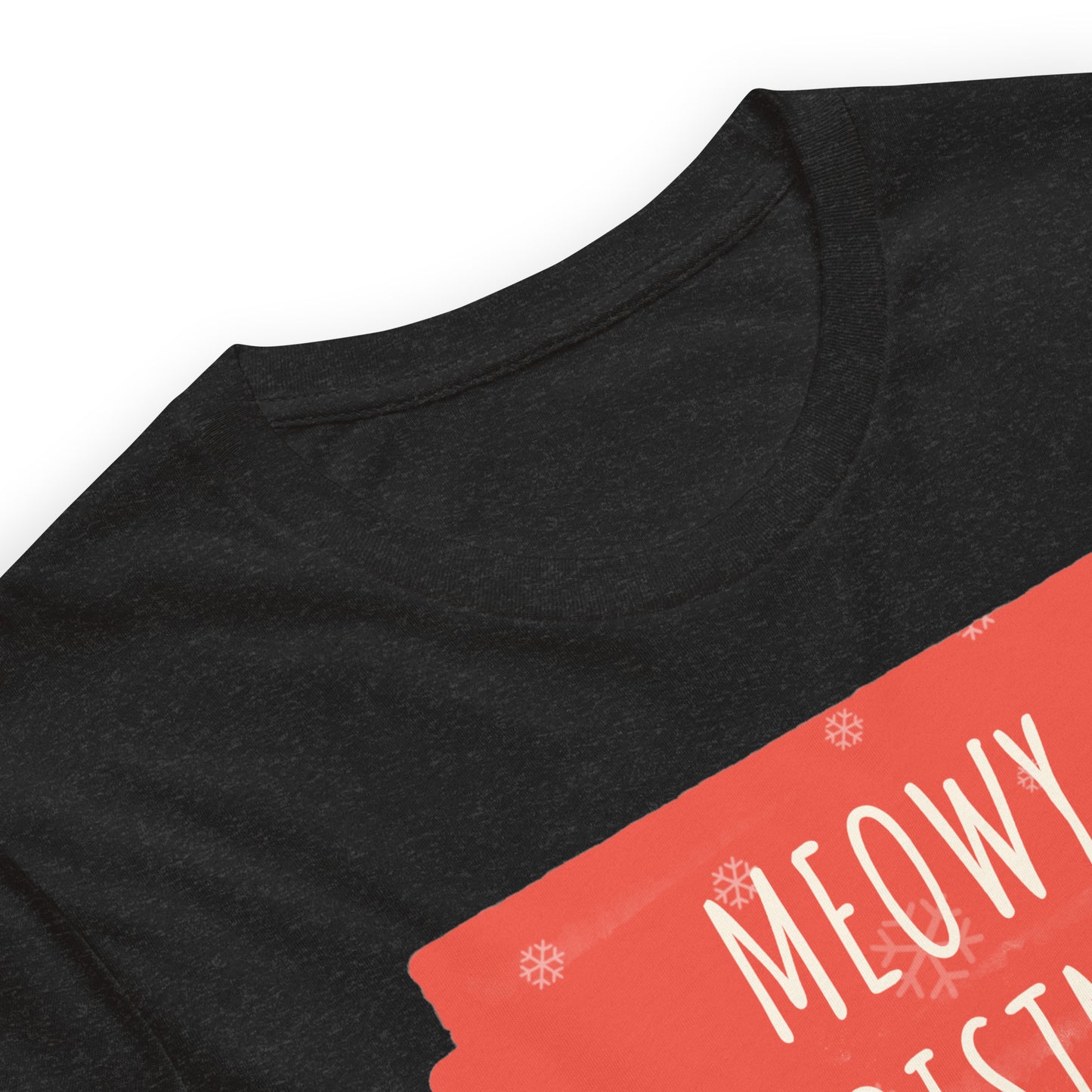 Meowy Christmas Shirt, Cat Christmas Gift, Cat Lover Xmas T-Shirt, Christmas Cat Mom Shirt, Catmas Gift For Xmas