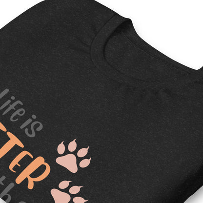 Life Is Better With A Cat Shirt | Cat Lovers Shirt | Cat Mama T-Shirt | Gift for Cat Lover