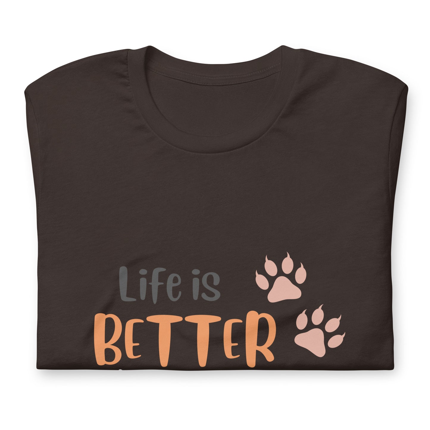 Life Is Better With A Cat Shirt | Cat Lovers Shirt | Cat Mama T-Shirt | Gift for Cat Lover