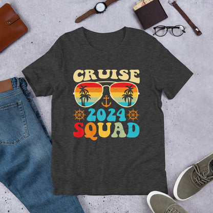 Cruise Squad 2024 Shirt, Family Matching Vacation Shirts, Cruise Squad 2024 Shirt, Cruise Squad Unisex t-shirt