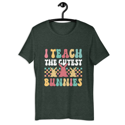 Easter Teacher t-shirt | Easter Gift Teachers | I Teach the Cutest Bunnies Shirt