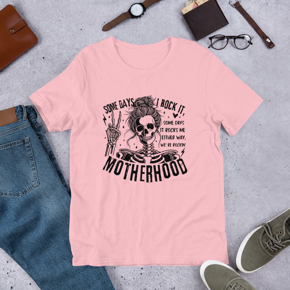 Rocking Motherhood | Mom Life | Some Days I Rock It Shirt | Motherhood Shirt | Motherhood Tee | Trendy Mama Shirt | Funny Mom Shirt