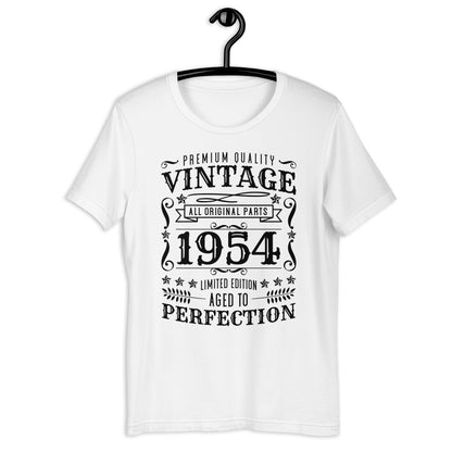 Vintage 1954 t-shirt | 70th Birthday Shirt | 1954 Birthday Unisex Tee