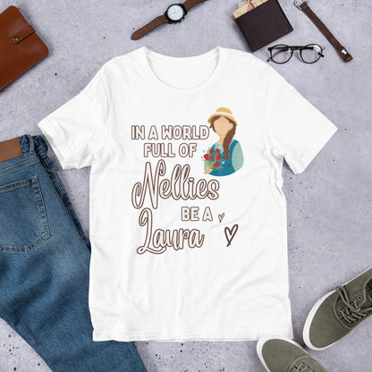 Little House on the Prairie Inspired t-shirt, Laura Ingalls Wilder shirt, Little House Fan Gift, Nellie Oleson, Vintage Tee
