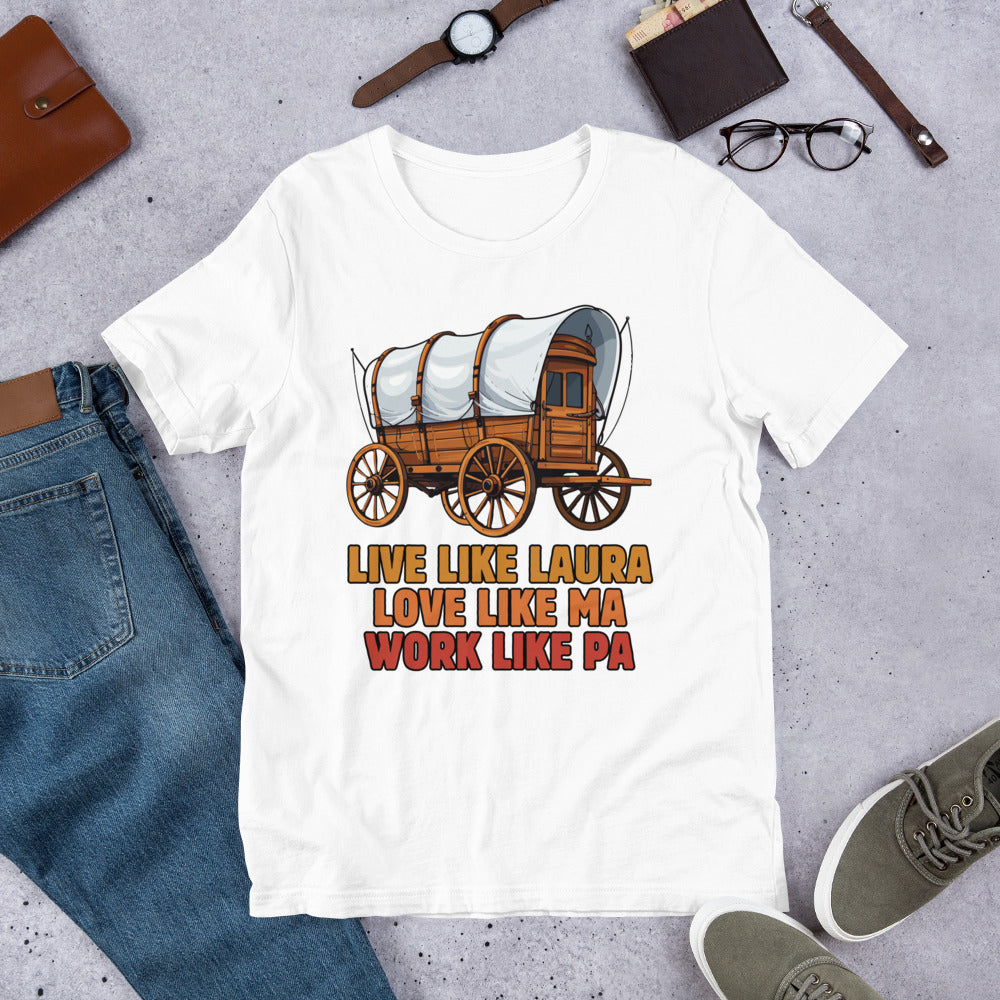 Little House on the Prairie Inspired t-shirt, Laura Ingalls Wilder shirt, Little House Fan Gift, Vintage Tee, Old West Tee
