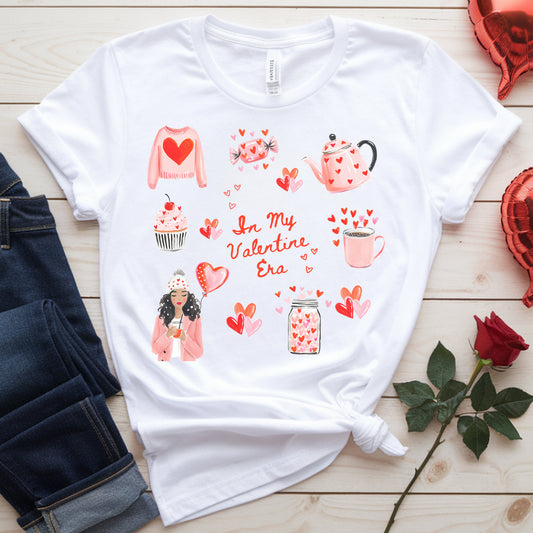 In My Valentine Era Doodles T-Shirt