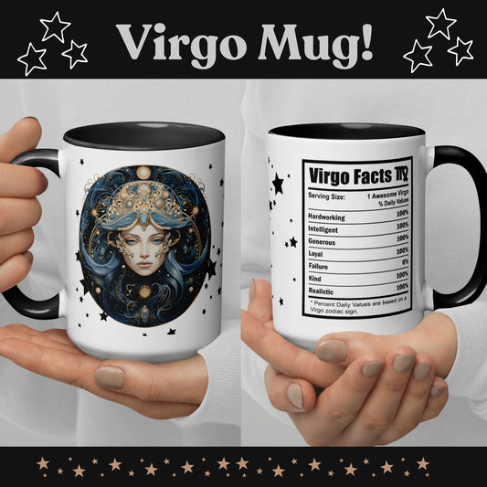 Virgo Zodiac Mug, Virgo Zodiac Gifts, Astrology Mug, Virgo Mug, Virgo Gift