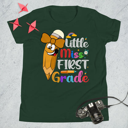 Back To School Shirt, First Grade Shirt, First Grade Gift, 1st Day of School, Little Miss First Grade T-Shirt